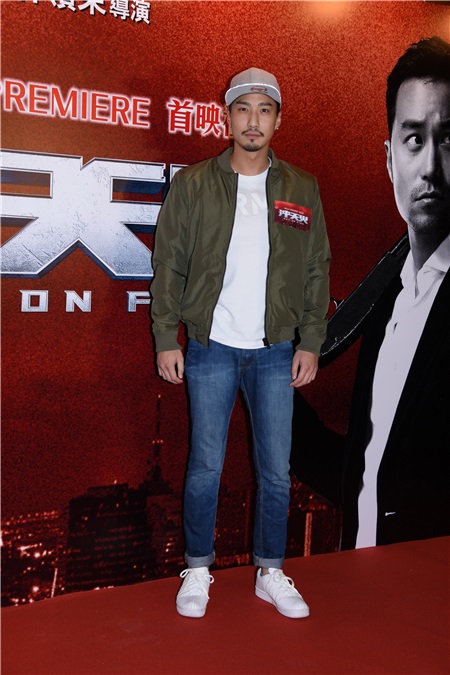 林岭东、张孝全、等出席电影《冲天火》举行首映礼