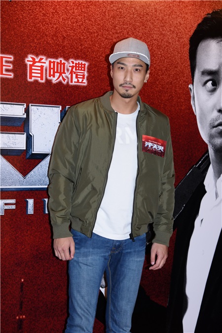 林岭东、张孝全、等出席电影《冲天火》举行首映礼