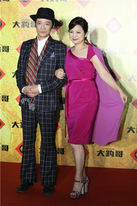 导演黄朝亮、猪哥亮、蓝正龙、吴克群等出席《大钓哥》首映记者会