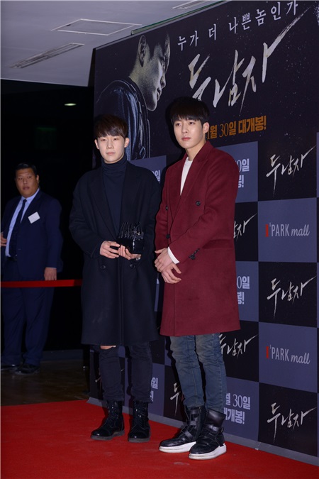 电影《两个男人》举行VIP试映会 SuperJunior利特、少女时代允儿等助阵