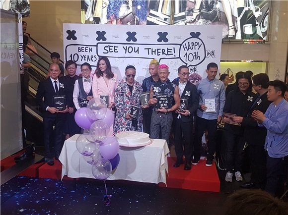 郭富城、麦浚龙等出席《MILK X》10周年庆典」活动