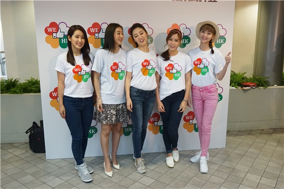 洪卓立、钟舒曼、泳儿、罗力威、徐天佑、许廷铿等出席沙田马场《WE LIKE HK》启动礼
