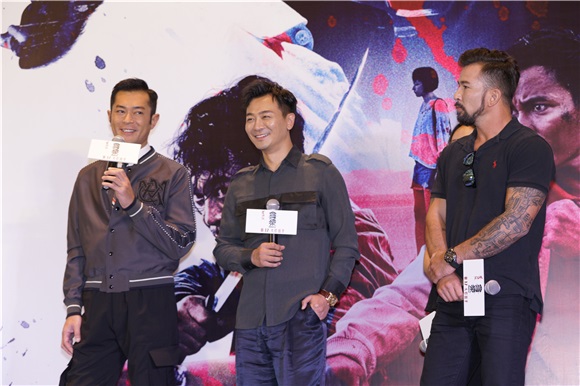 《杀破狼·贪狼》古天乐吴樾众主创亮相广州 「刚柔并济」颠覆动作片固有印象获赞