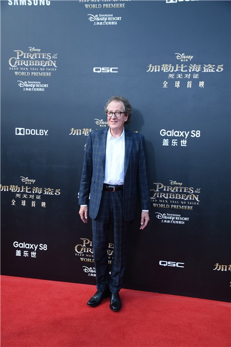 《加勒比海盗5》在沪举行全球首映 德普林允等明星亮相