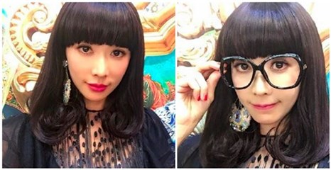 林志玲换复古新发型 平刘海宛如埃及艳后
