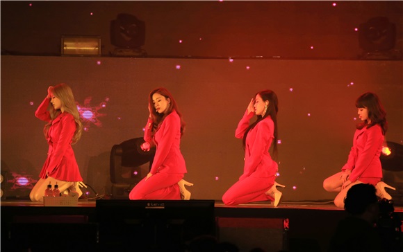 韩国女团T-ARA来台北举办演唱会