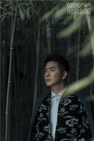 张晓龙《时尚新娘》大片曝光 漫步林间尽显氤氲雅致