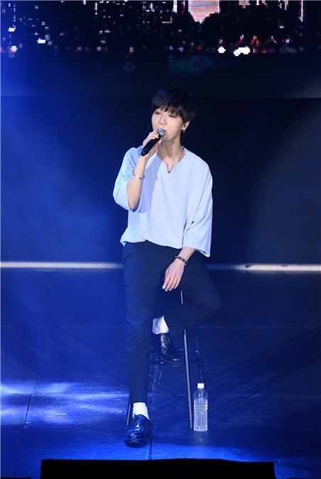 韩团SUPER JUNIOR成员艺声来台出席宣传专辑活动