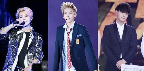 鹿晗、吴亦凡、黄子韬