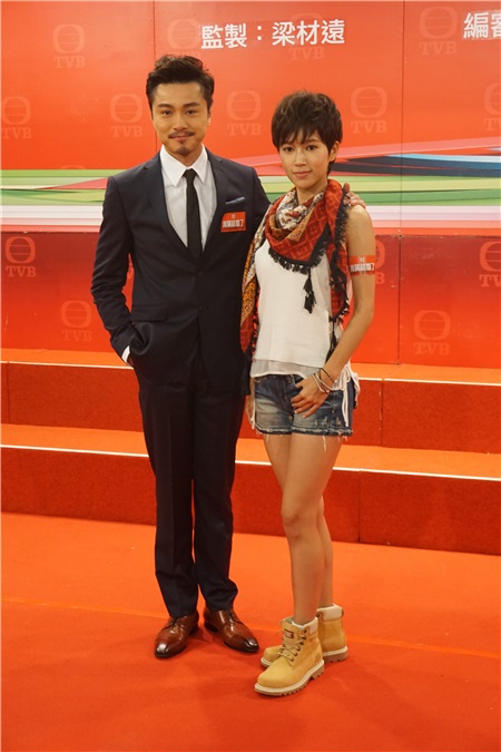 TVB新剧《我瞒结婚了》造型发布会 黄翠如、黄浩然等出席