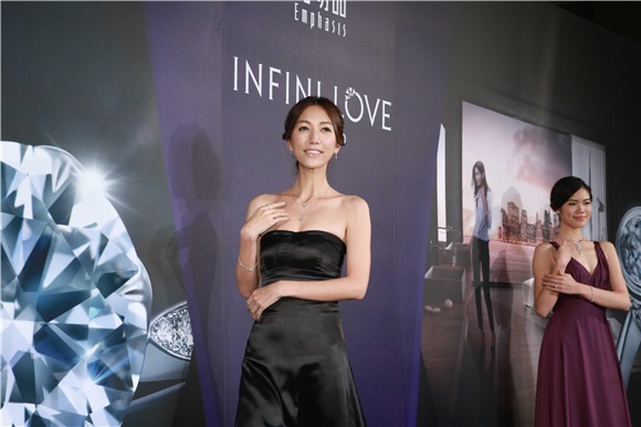 Janet出席《点睛品Infini Love Diamond闪亮从心》记者会