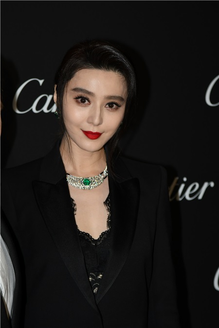 范冰冰出席Cartier珠宝展 错失金马影后笑称已翻篇