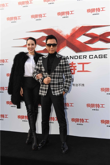 《极限特工》首映 甄子丹魅力燃爆现场