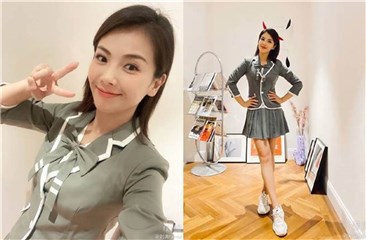 41岁这身材！刘涛辣穿制服 小外套配短裙「要绷开了」
