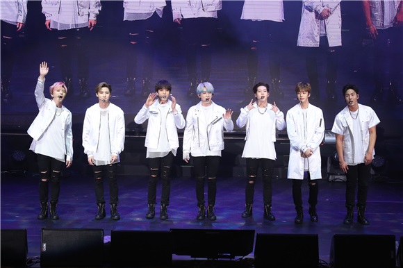 韩团MONSTA X 粉丝见面会