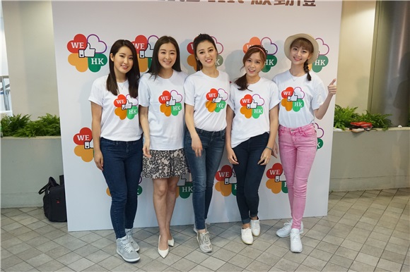 洪卓立、钟舒曼、泳儿、罗力威、徐天佑、许廷铿等出席沙田马场《WE LIKE HK》启动礼