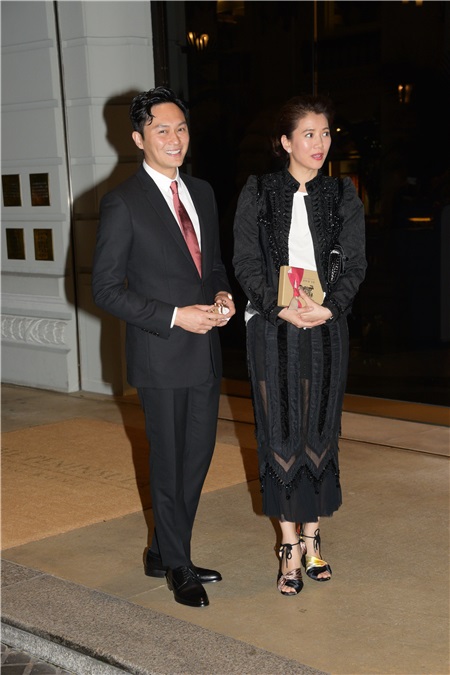 郭富城婚宴结束 张智霖、袁咏仪及邱淑贞等相继离开