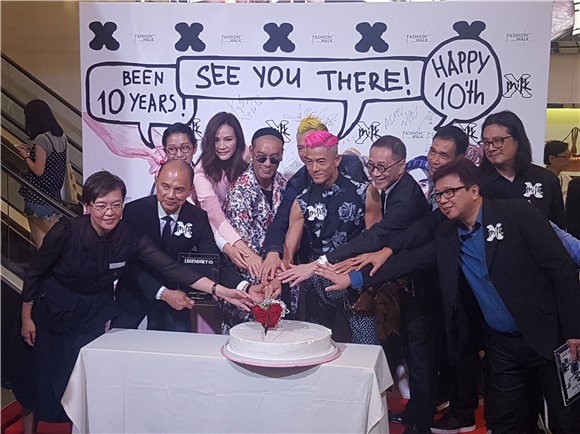 郭富城、麦浚龙等出席《MILK X》10周年庆典」活动