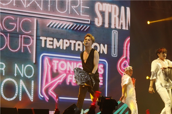 韩国男团JYJ成员金俊秀举行《XIA 5th Asia Tour Concert