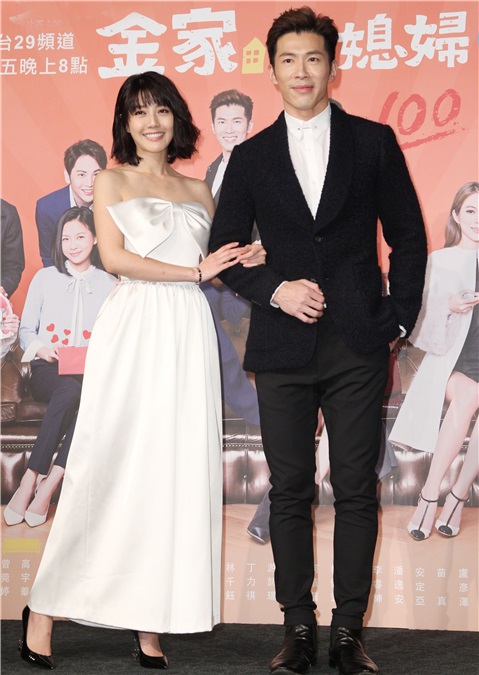 黄少祺、高宇蓁、曾莞婷、江宏恩、谢承均、韩瑜出席八点档连续剧「金家好媳妇」首映会