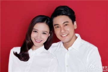 ▲朱孝天与韩雯雯。(图/翻摄自朱孝天微博)