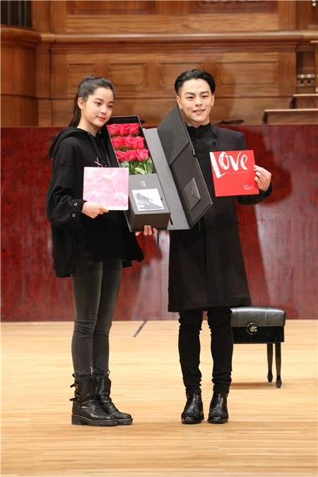 欧阳娜娜、江天霖出演214相信爱音乐演奏会