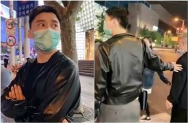 路边老夫妻吵架  好心人跳出劝架竟是热心市民李易峰