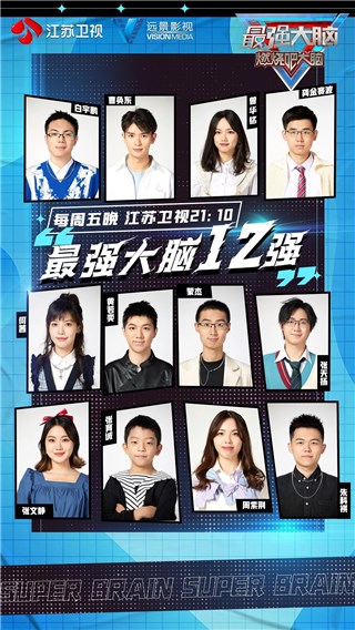 《最强大脑》12强荣耀成团，世界冠军张继科感叹竞技比赛残酷！