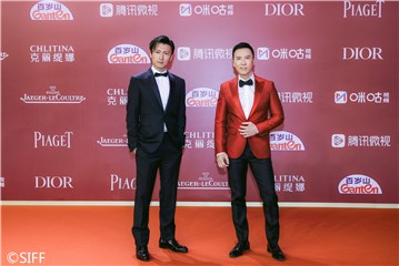 最强警匪动作电影《怒火》导演陈木胜终极之作   动作巨星甄子丹与谢霆锋一红一黑现身红毯