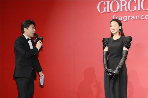 舒淇出席《GIORGIO ARMANI》记者会