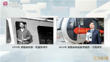 时光分享人、北京第一批地铁列车司机张晓雨带来的对比照