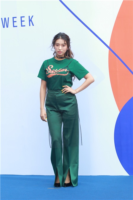 少女时代成员Tiffany、吴涟序、李多熙、T-ara成员孝敏、SISTAR成员宝拉、显佑等2017F/W首尔时装周活动