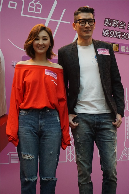林文龙、宣萱、唐诗咏、王浩信、高海宁等宣传TVB剧集《不懂撒娇的女人》