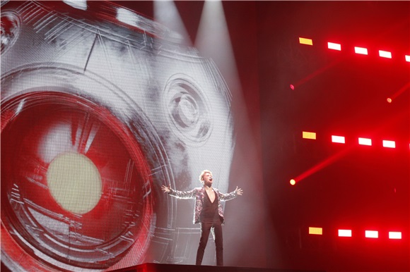 韩国男团JYJ成员金俊秀举行《XIA 5th Asia Tour Concert