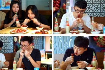 比赛现场吸引众多高校学生参与