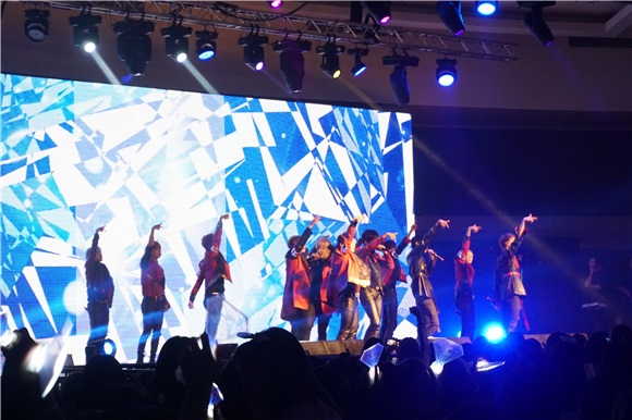 韩国13人男团Seventeen演唱会