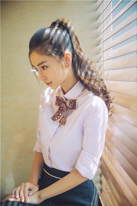 Angelababy少女力Max 与井柏然现场互撩