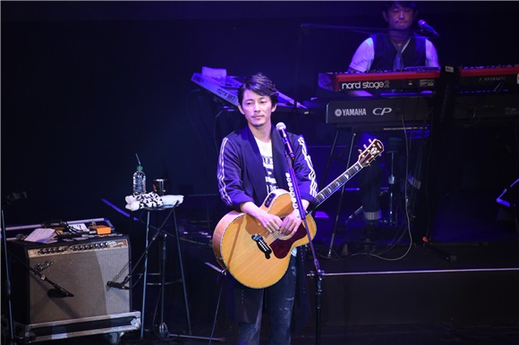 日本男星藤木直人来台举办个人演唱会与歌迷相见