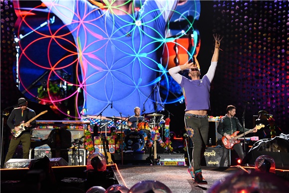 英国摇滚乐队COLDPLAY来台举办演唱会
