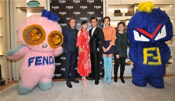 刘嘉玲、古天乐等出席《FENDI广东道旗舰店盛大开幕典礼》
