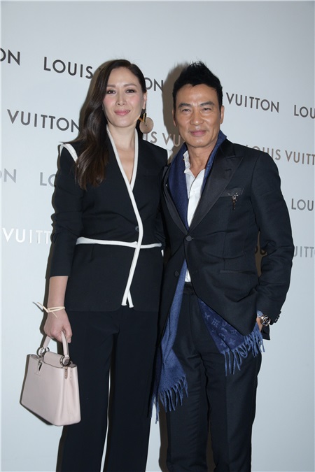 杨紫琼、乐基儿、文咏珊和任达华琦琦夫妻出席时装活动