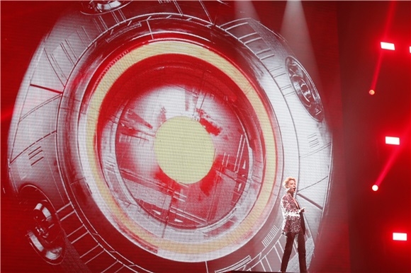 韩国男团JYJ成员金俊秀举行《XIA 5th Asia Tour Concert