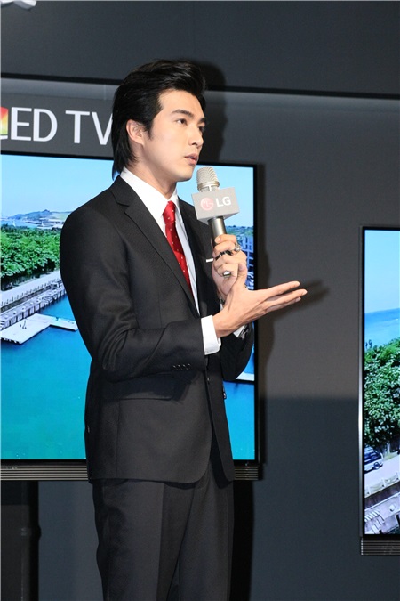 贺军翔出席《LG OLED TV》上市记者会