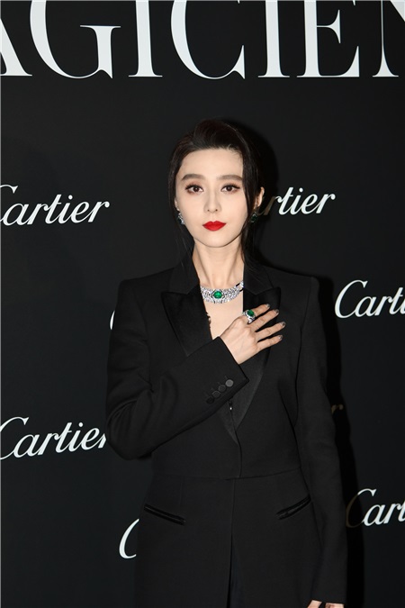 范冰冰出席Cartier珠宝展 错失金马影后笑称已翻篇