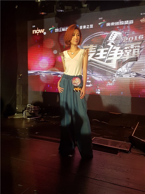 洪卓立、泳儿出席2016《麦王争霸》海选记者会