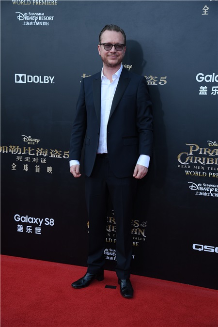 《加勒比海盗5》在沪举行全球首映 德普林允等明星亮相
