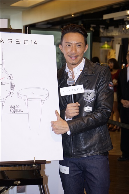 张继聪出席手表品牌开幕礼