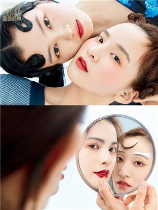 东方少女国潮杂志大片曝光  经典国风妆容演绎无限创意的东方之美