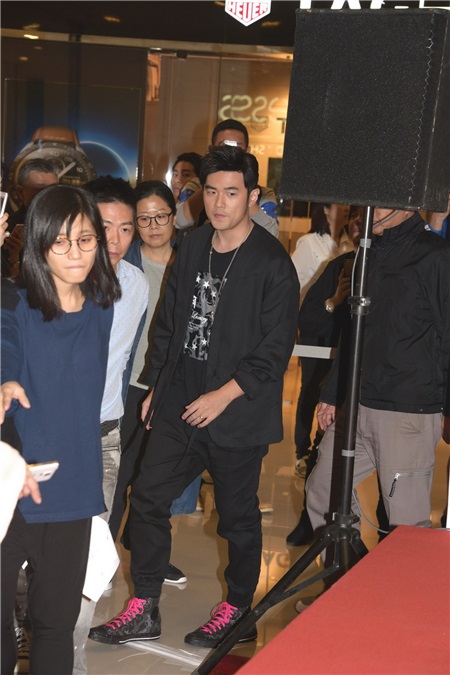 周杰伦、赖雅妍、黄远出席电影《一万公里的约定》首映礼