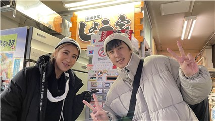 《食尚玩家》小祯.胡释安姐弟飞往日本山形 爸爸胡瓜如影随形?